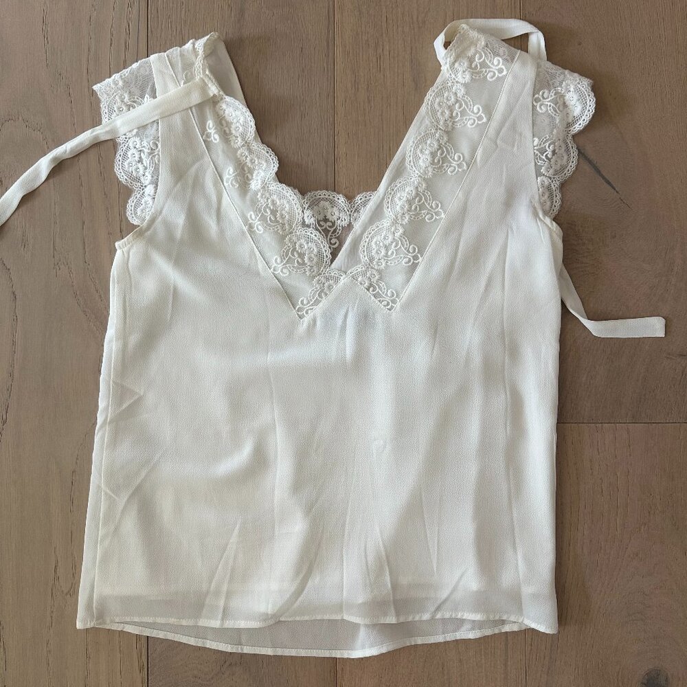 Berthie Cream Lace Top - Low Back, Gorgeous
